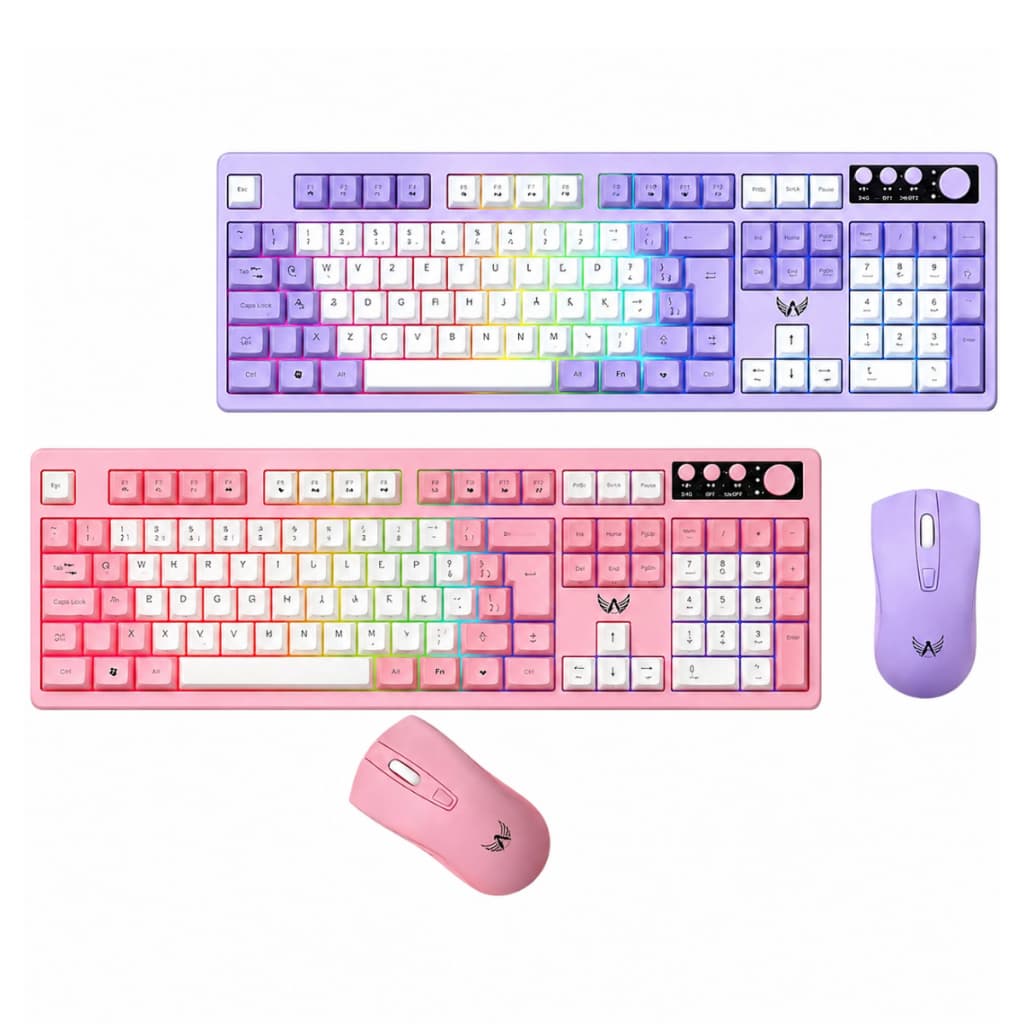 Kit Gamer Teclado Semi-Mecânico LED e Mouse 1200 DPI Altomex AL-9511
