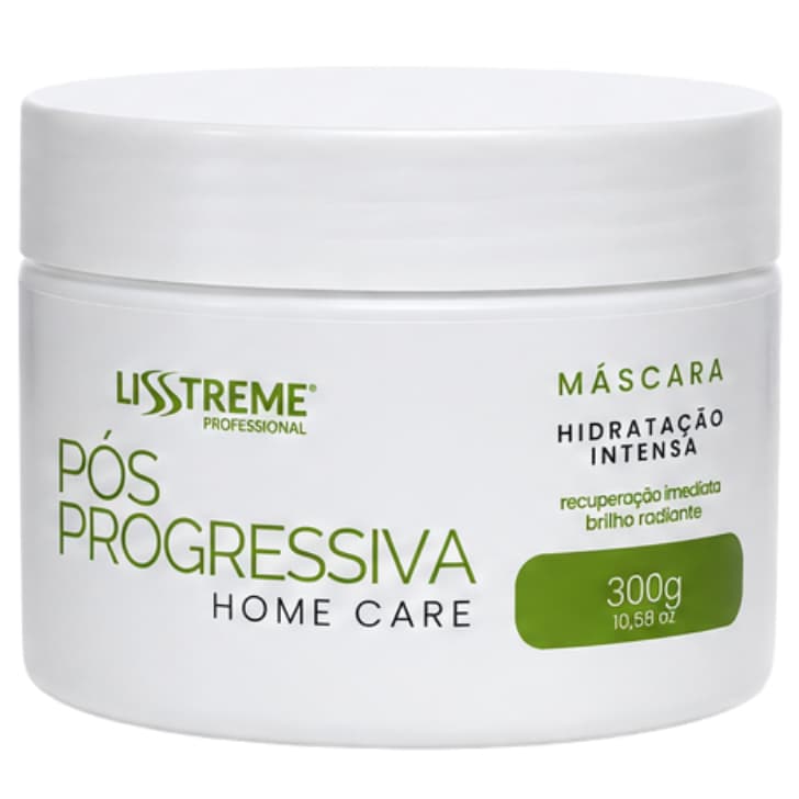Mascara Home Care 300ml Pós Progressiva LissTreme Recuperação Pós Quimica Brilho, Maciez e Liso Duradouro
