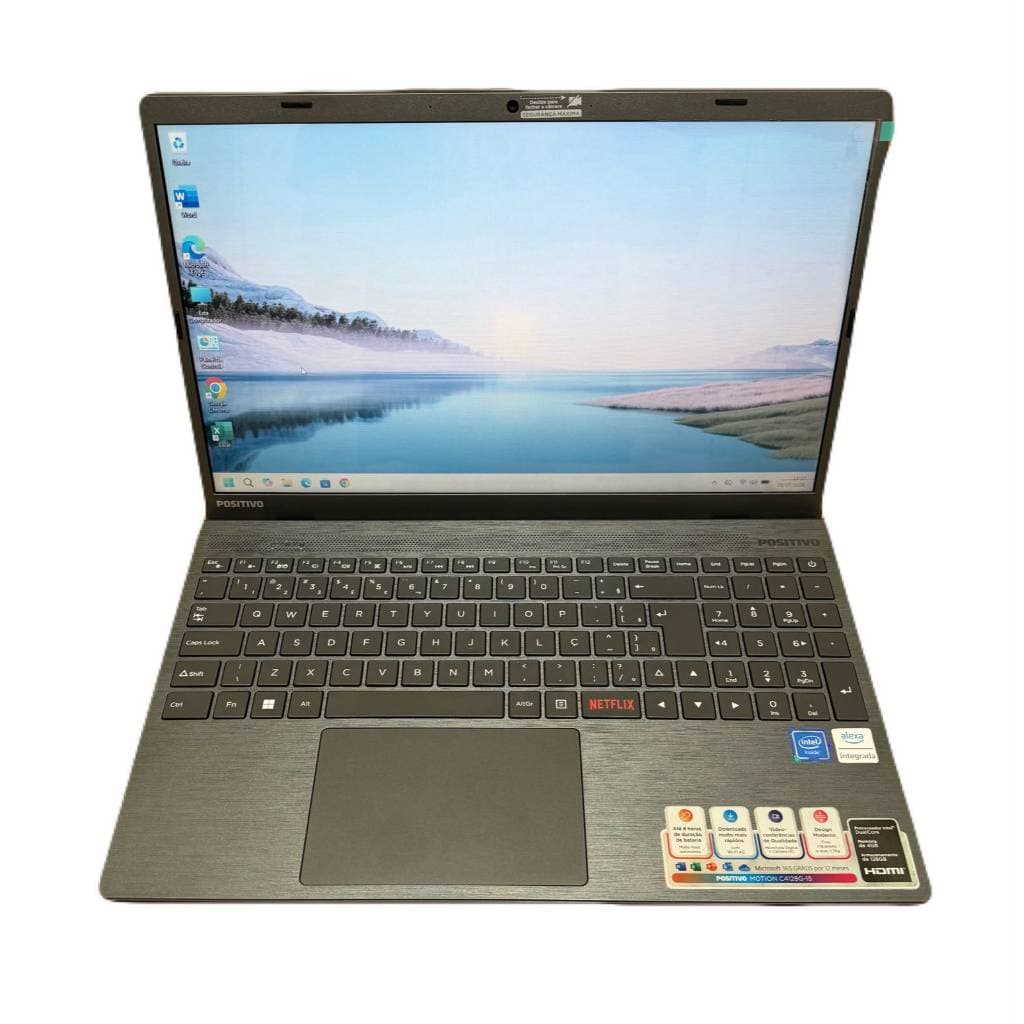 Notebook Positivo Intel 11° Gen 4gb Ddr4 Ssd 128gb Vitrine