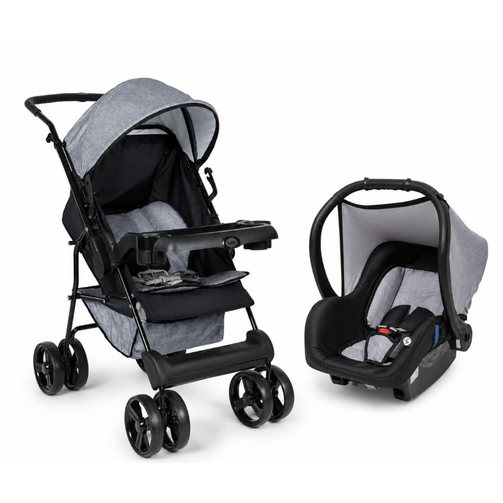 Kit Carrinho de Bebê Solare Tutti Baby + Bebê Conforto, Travel System, 0 a 15kg mescla