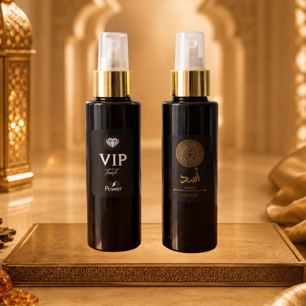 Kit Perfumes Masculinos Árabe VIP Power + Asad + Atraction 100ml Importado Aroma Forte Longa Duração