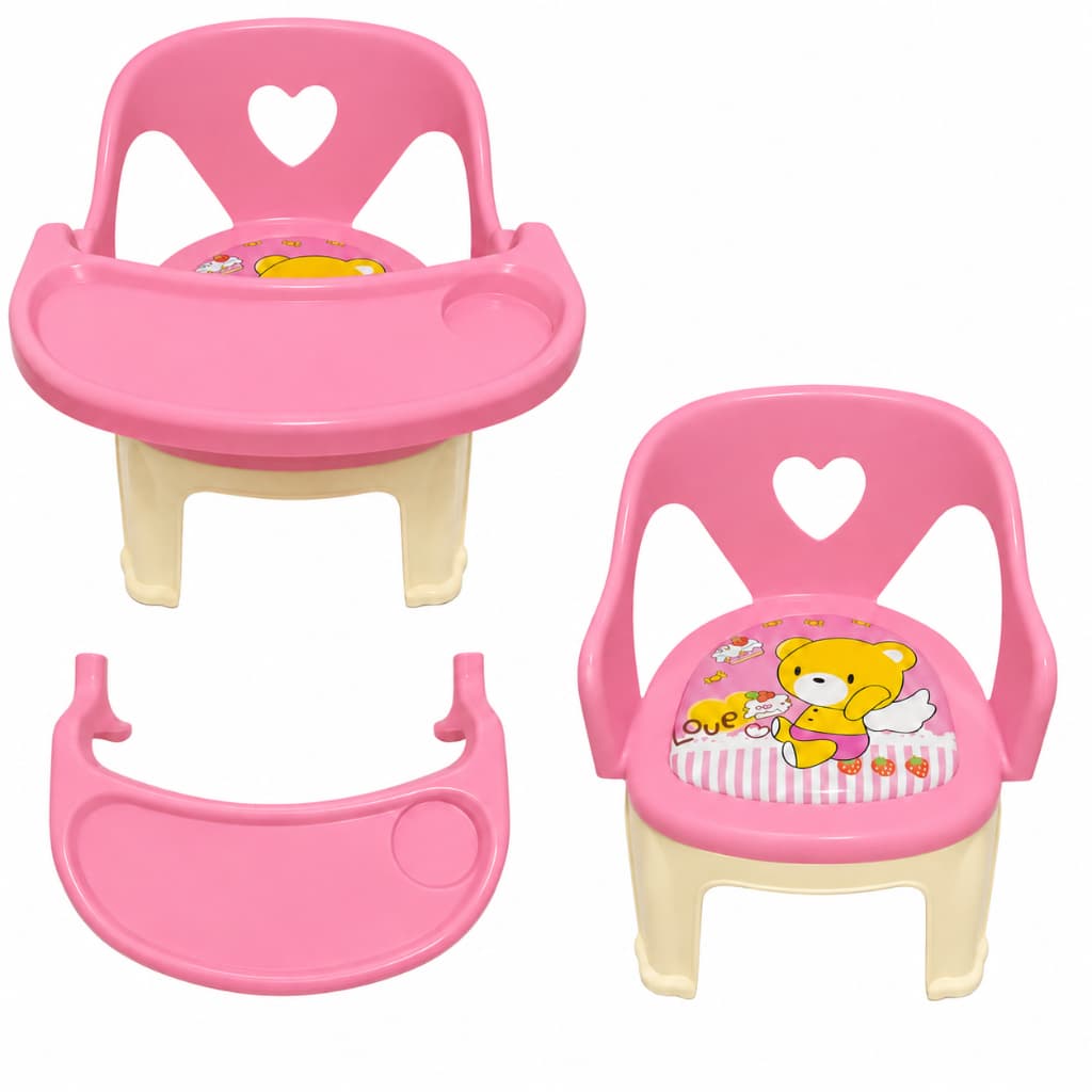 Cadeirinha Infantil De Alimentação Com Apito Cadeira Infantil Para Refeições Desenhos Sortidos