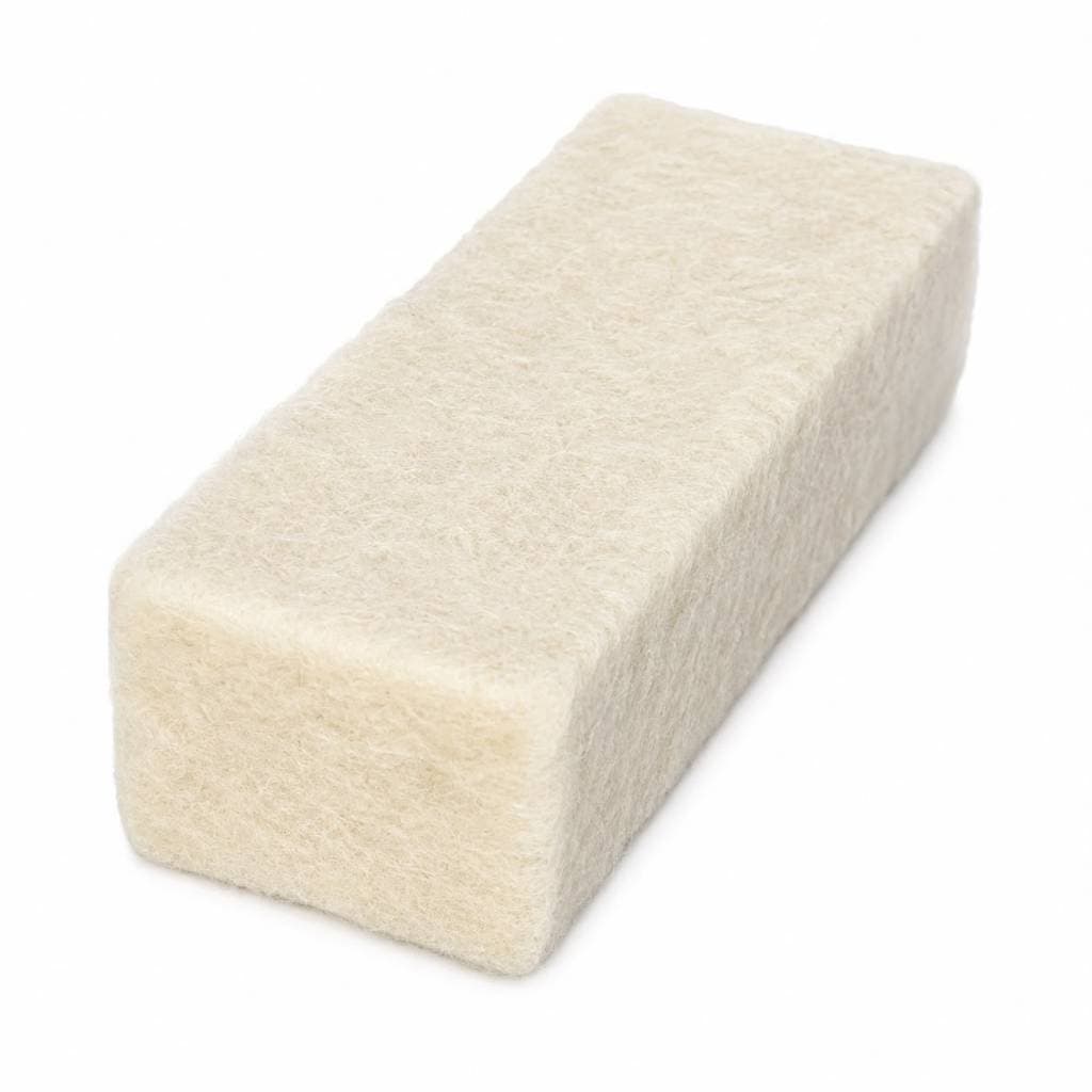 Pastilha de Feltro para Freio de Bicicleta Ergométrica Spinning 60x20x15mm
