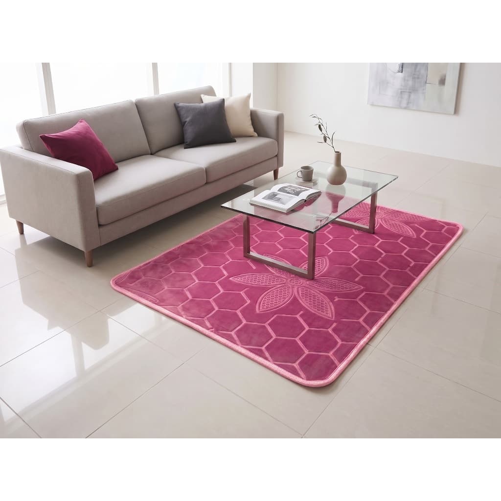 Tapete Sala Quarto liso 1x1,50 Mt Antiderrapante Flannel Pequeno