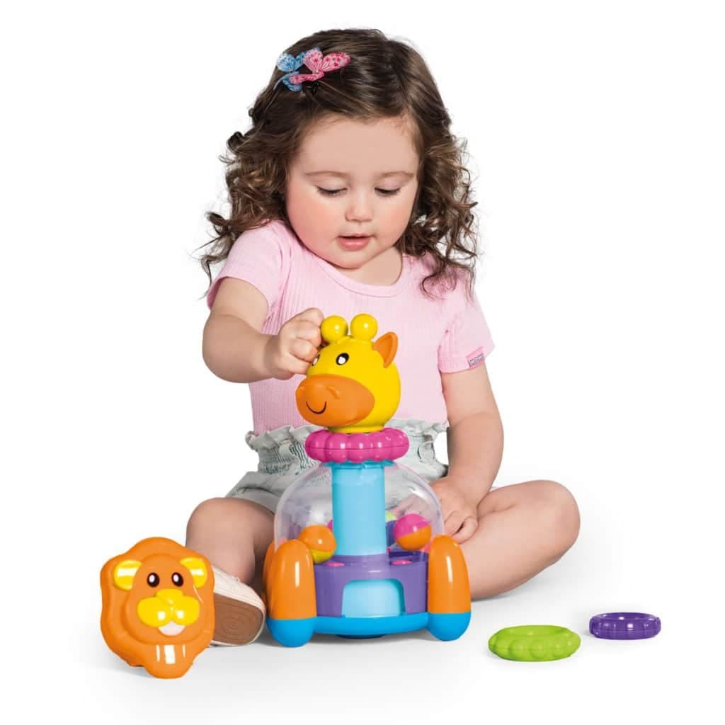 Brinquedo EDUCATIVO e DIDÁTICO BABY MIX ARGOLAS TATETI BRINQUEDO DE ENCAIXAR