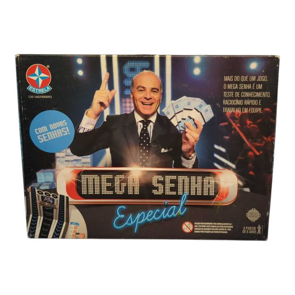 Jogo Mega Senha Especial Tabuleiro Família Estrela (Usado)