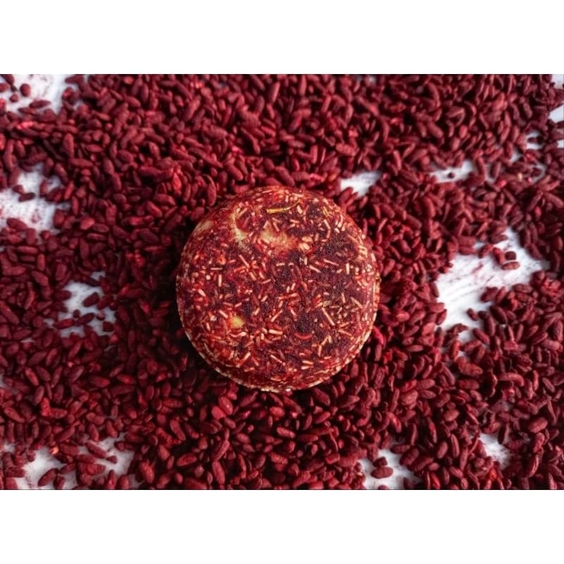 YAO - Shampoo de Arroz Vermelho Fermentado com Pedacinhos Hidratantes, Chá Verde, Pantenol + 13 ativos!