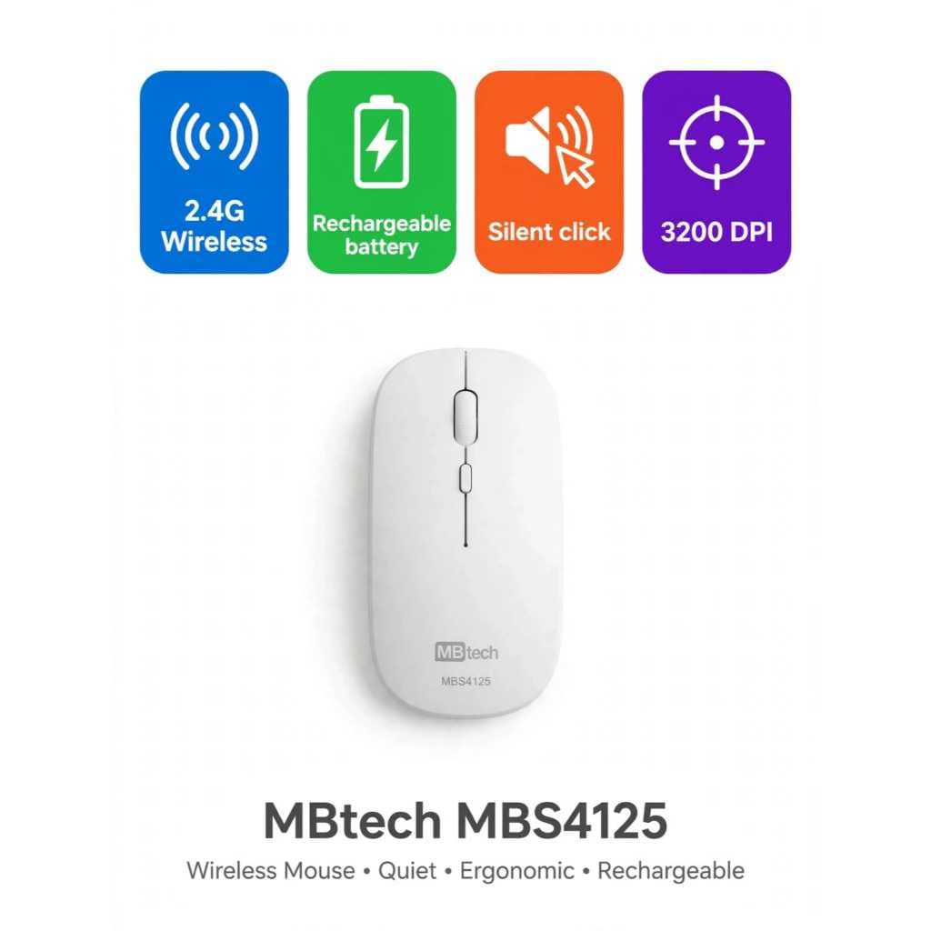 Mouse Sem Fio Recarregável Wireless Ergonômico Bluetooth Novo