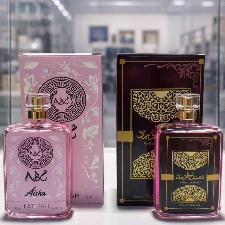 Kit 2 Perfumes Arabes 100ml Luxo Oriental EDP Spray Longa Duracao Marcante Importado Unissex Duo