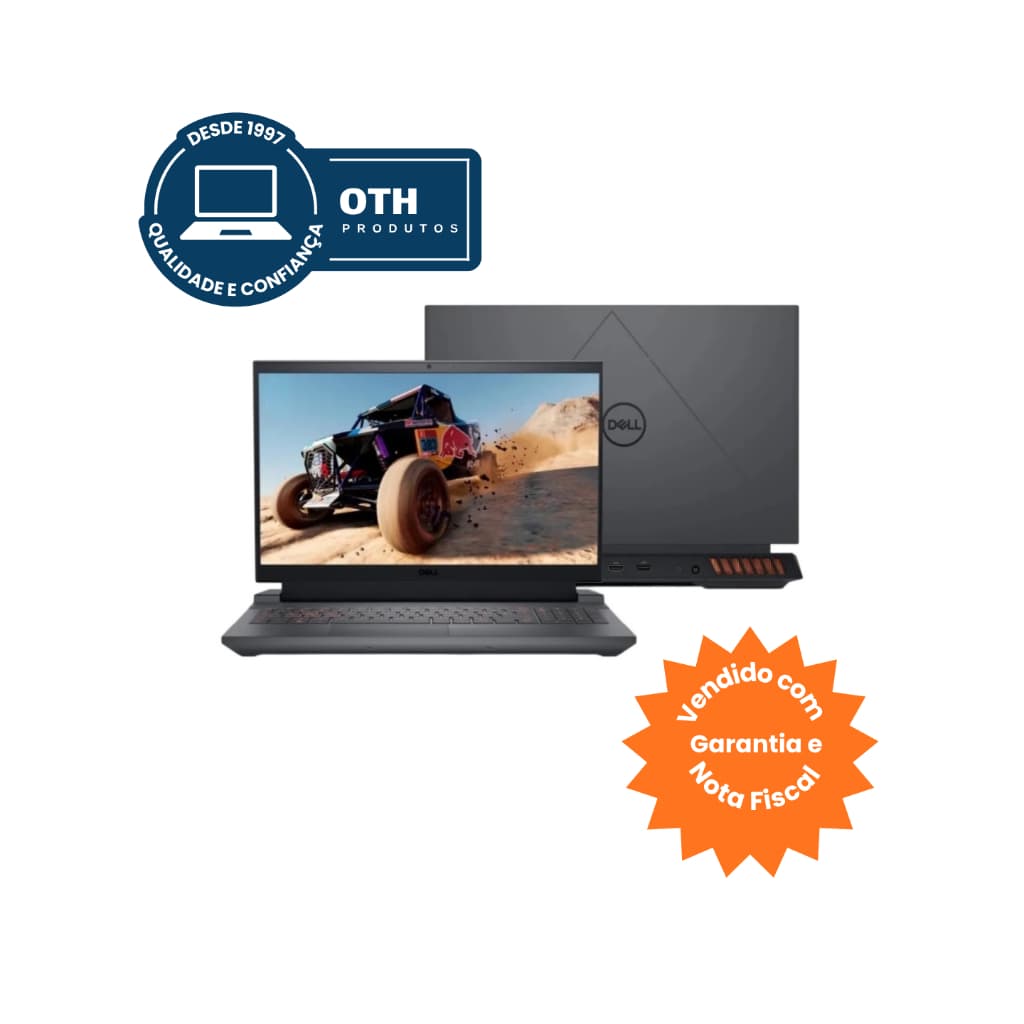 Notebook Dell G15 5530, tela 15" Full HD 165 Hz, Intel Core i7 13ª Gen. 32GB SSD-1TB + RTX 3050 - 6G