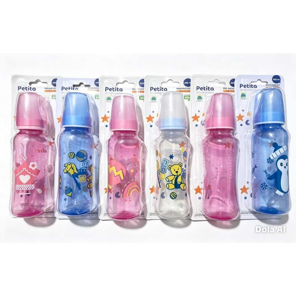 1 ou Kit 2 Mamadeiras Premium Duráveis 240 ml Bebê/criança
