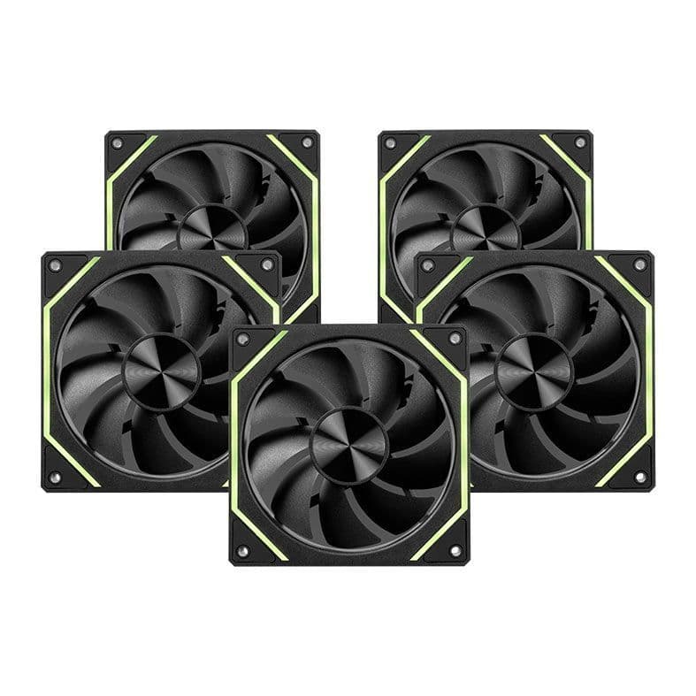 Kit Ventoinhas Pichau Ventus NX, ARGB, 5x120mm, Preto, PCH-VTNX5-BK01
