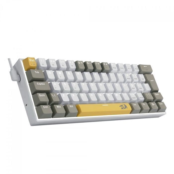 Teclado Mecânico Redragon Lakshmi Daylight RGB C/Fio Branco