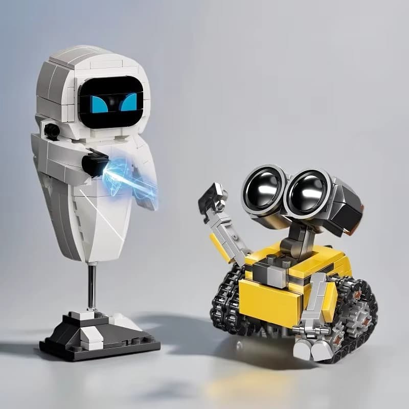 Blocos De Montar Mini Robô Moc Tijolos De Construção Brinquedo Educativo Tipo Lego.