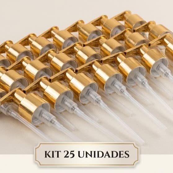 Kit 25 Válvula Pump Dosadora 28/410 Para Frasco PET Sabonete liquido/Cosméticos/Shampoo