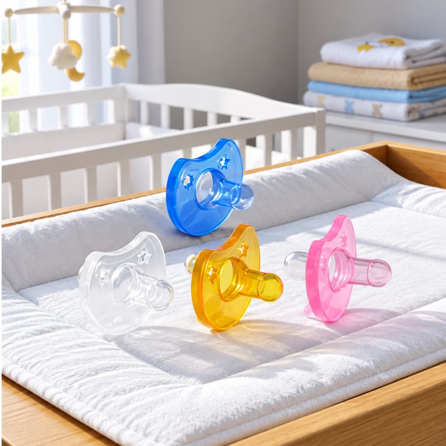 Chupeta De Silicone Calmante Bico Redondo Fase 1