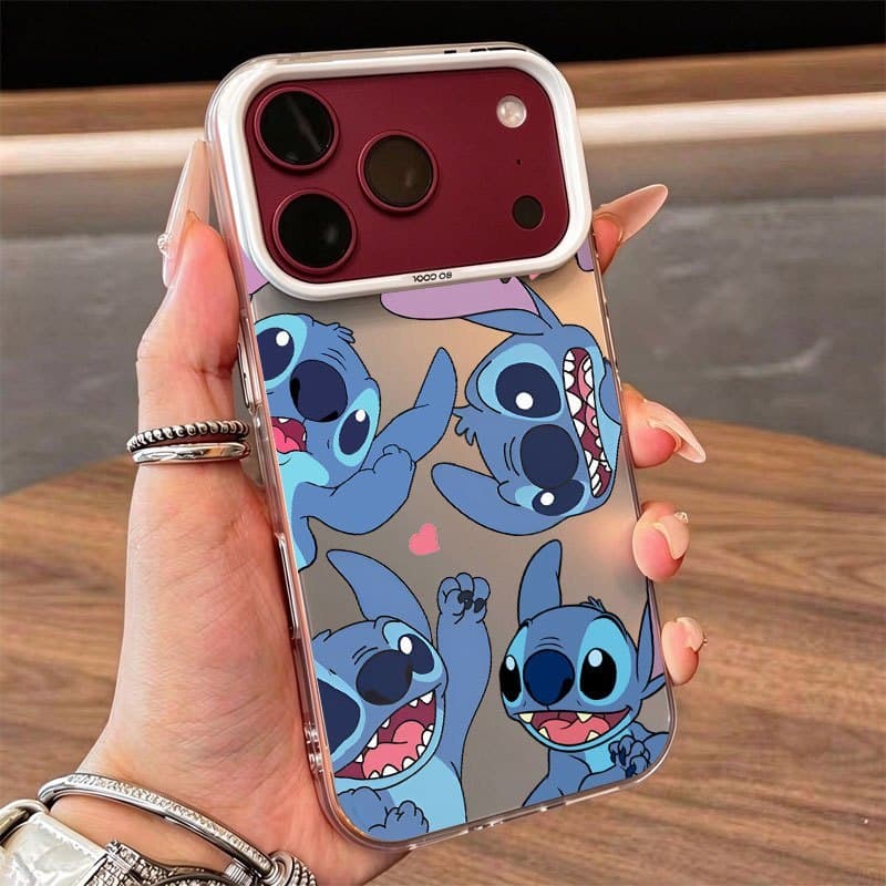 Capinha POCO F3 REDMI 10C 12 13C 9A NOTE 11 PRO Capa de celular IMD Cute STITCH à prova de quedas e choques