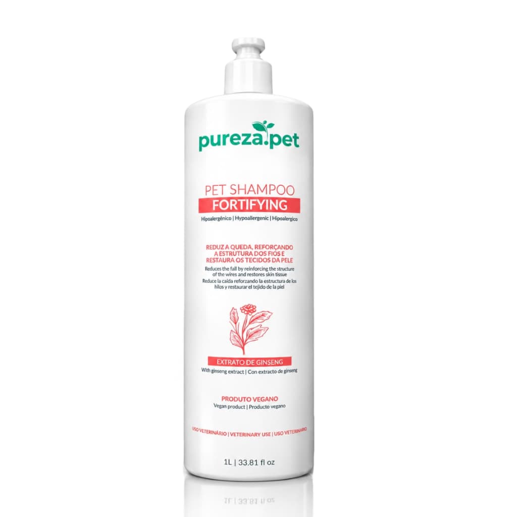 Shampoo Pet Profissional Hipoalergênico Fortalecedor Antiqueda 1L Shampoo para Cachorro Antiqueda