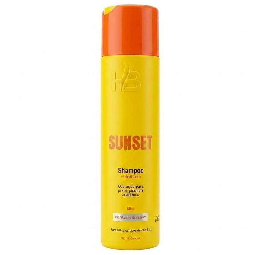 Shampoo Hidratante Proteção Praia e Piscina HB Sunset 300ml