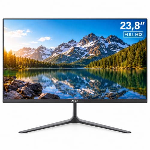 Monitor Gamer Curvo 23,8" Full HD 165Hz 1ms LED VA HDMI DisplayPort VESA 75x75 178° com Suporte Base