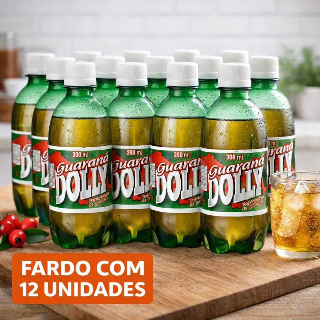 Guaraná DOLLY 350ml fardo com 12 Refrigerante Original