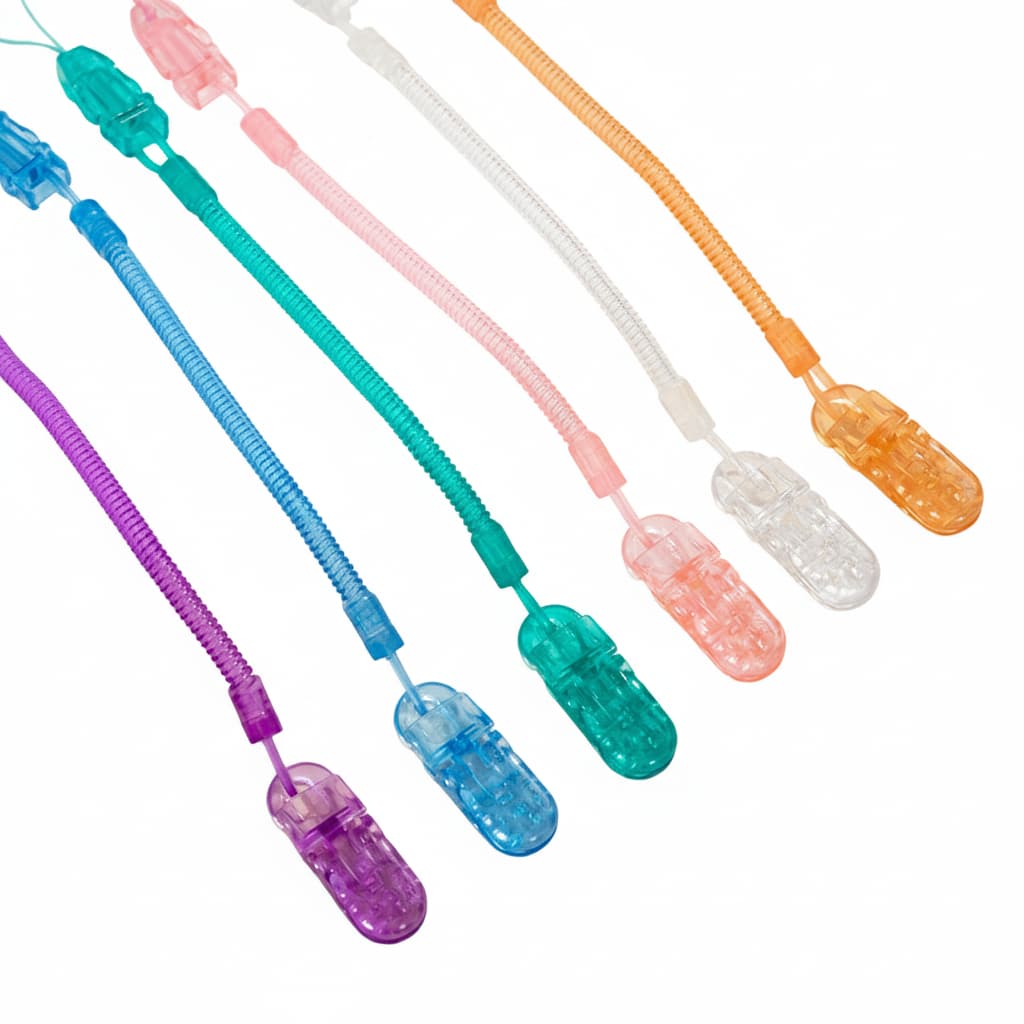 Prendedor de chupeta mola kit até 3 cores variadas menino menina