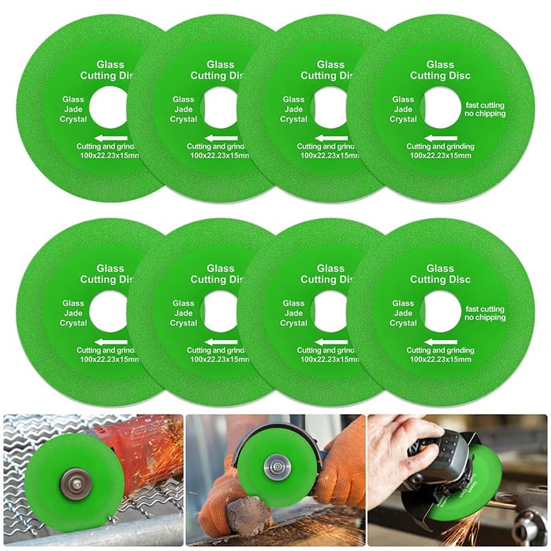 8/4/3/2/1 pcs Cutting Disc for Glass Porcelain Floor Ceramic Jade and Crystal 100mm x 15mm