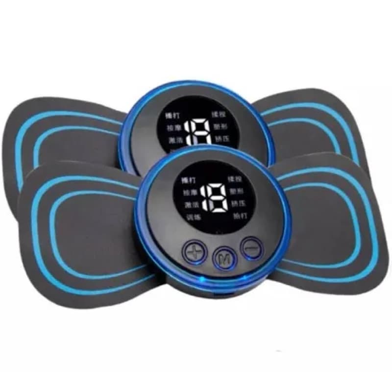 Kit 2 Massageadores elétrico profissional para aliviar as dores musculares portátil e recarregável