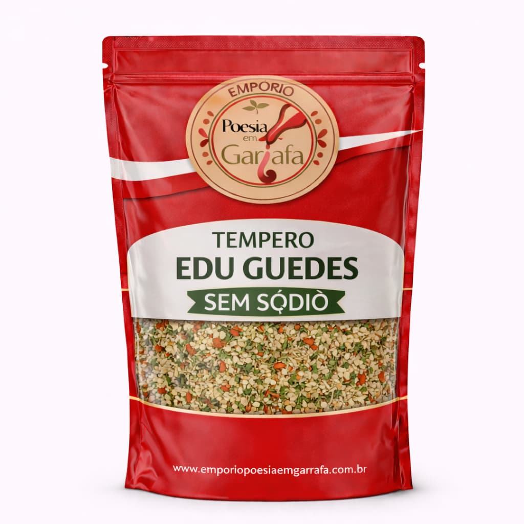 Tempero Edu Guedes Sem Sódio | Mix de Temperos Naturais | Tempero Saudável para Carnes e Legumes