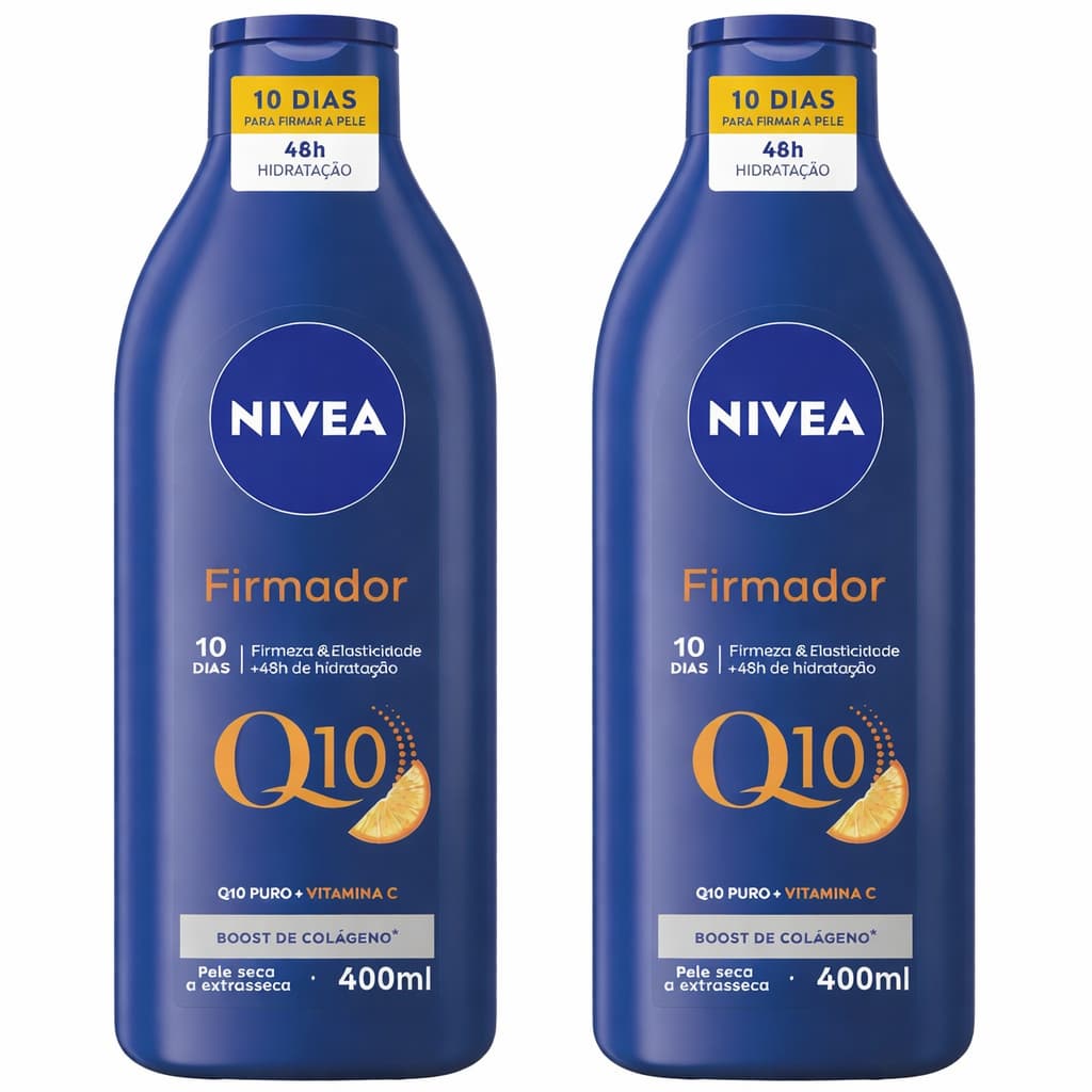 KIT NIVEA Hidratante Firmador Nivea Q10 400ml - 2 unidades