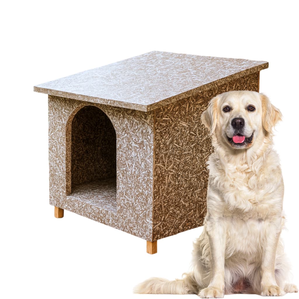 Casinha De Cachorro Casa Madeira Ecologica Edicula Cães Pet N5 Resistente