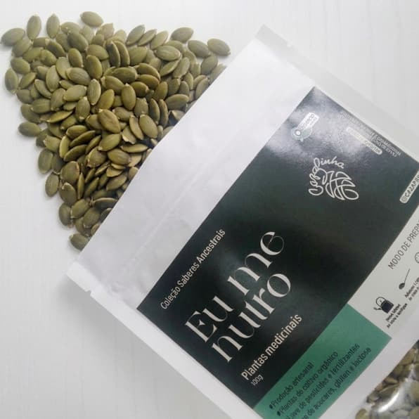 Orgânicos Premium⎥ SEMENTE DE ABOBORA VERDE (Cucurbita pepo)