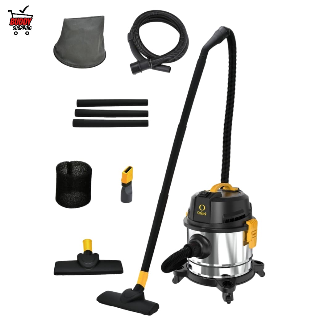 Aspirador de Pó Água e Soprador 1600W 15L 3 em 1 Profissional Grande Limpeza Pesada 127V ou 220V Onistek ON-LV308
