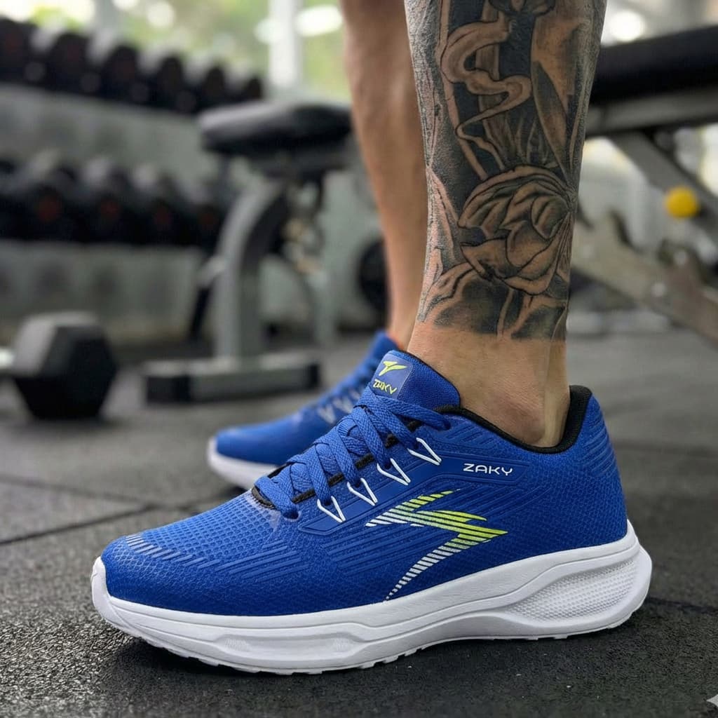 Tênis Caminhada Esportivo Macio Conforto Treino Fitness