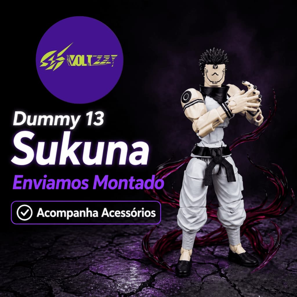Dummy 13 Megumi Sukuna Boneco De Ação Articulado 3d Anime Jujutsu Kaisen
