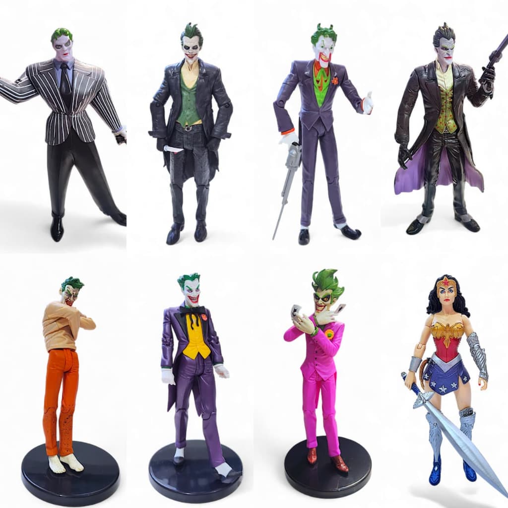 Boneco Vilão dc Articulado 18cm Pvc Coleção