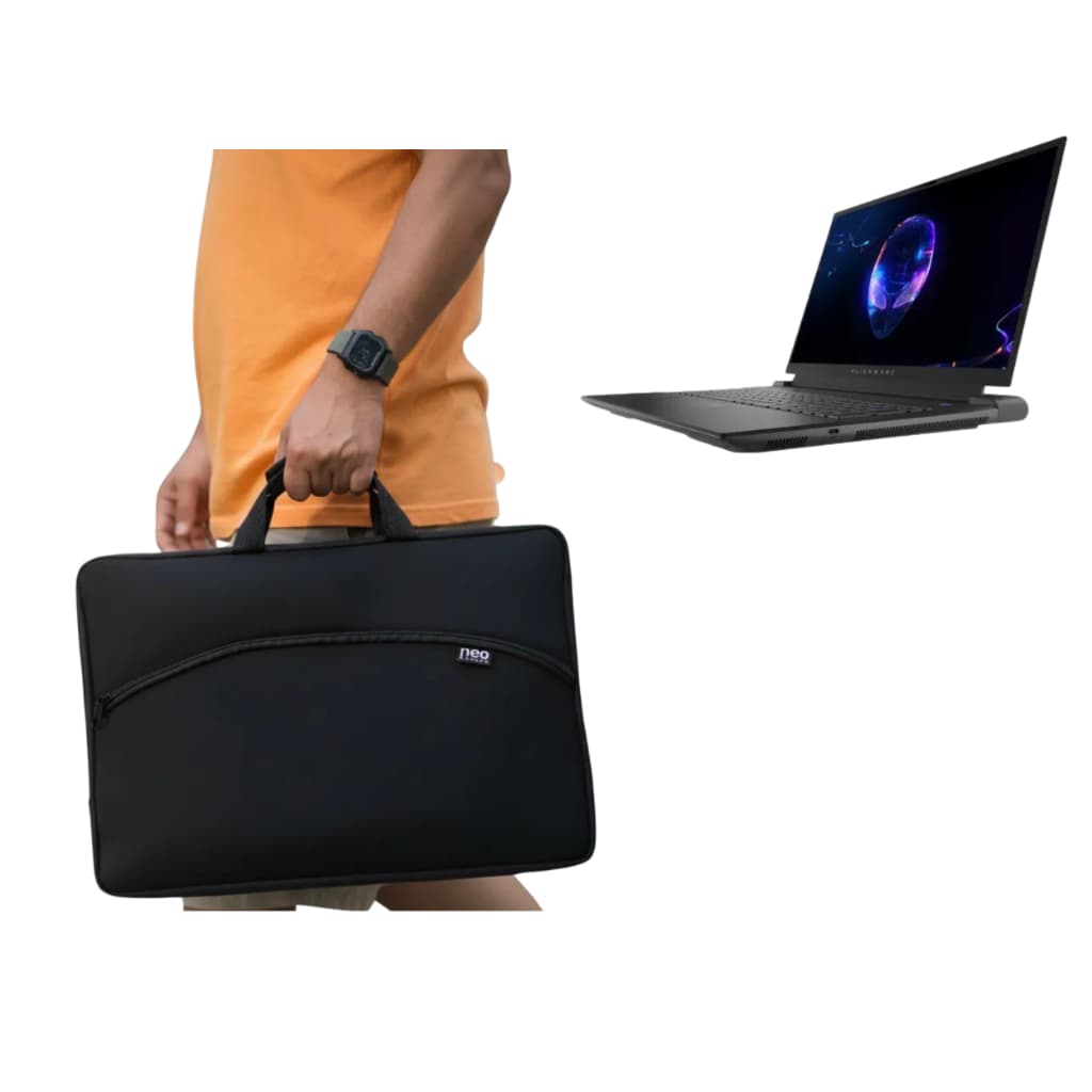 Capa Case Bag Lado Rígido Tela Laptop Gamer Transporte Alien Dell Gamer 18 M18R1