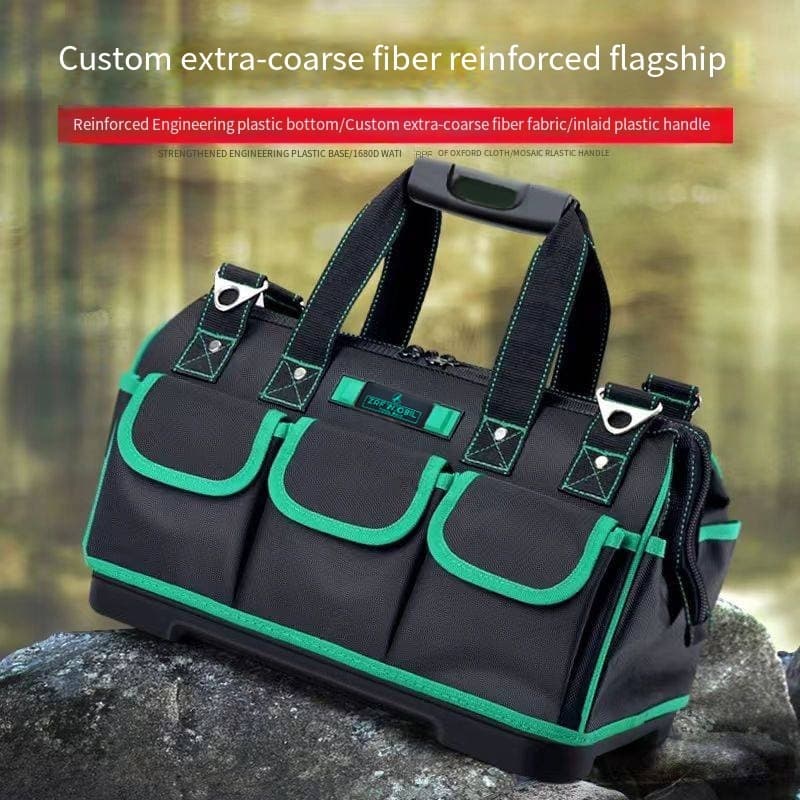 kit de ferramentas reforçada preto base profissional 14-23 Pol caixa organizadora grande