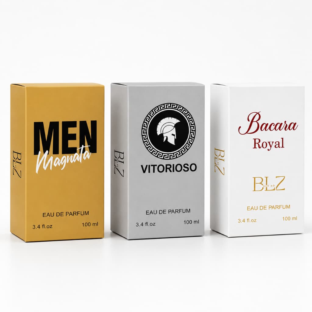 Kit Com 03 Perfumes Masculinos Referência Importada 100ml