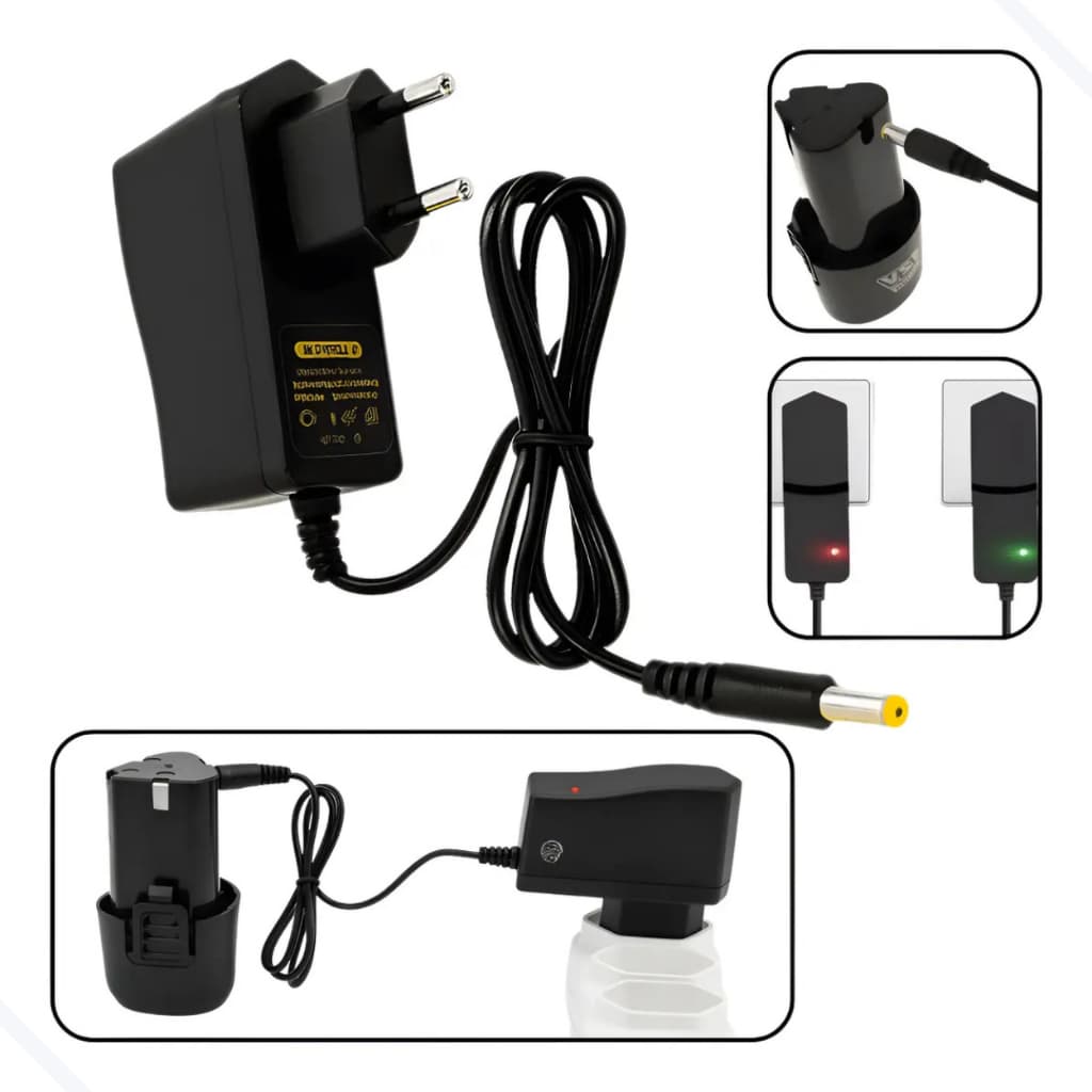 Carregador para Bateria  litio 12V Compatível  Parafusadeira E Furadeira 12v