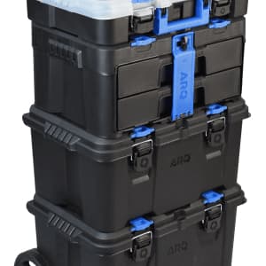 KIT CAIXA DE FERRAMENTAS MODULAR ULTRA BOX C RODAS 4 EM 1