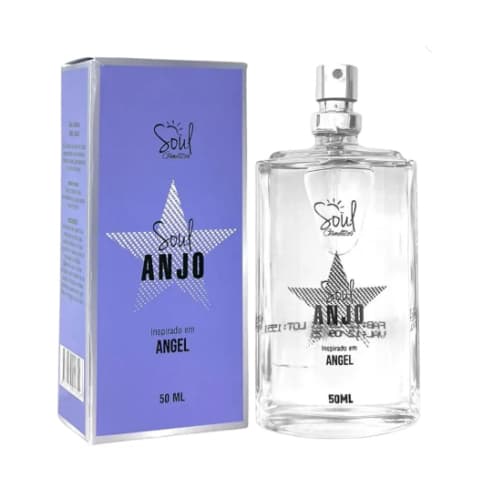 Perfume Feminino Soul Anjo 50ml Soul Cosméticos Colônia Doce Marcante Inspiração Importada
