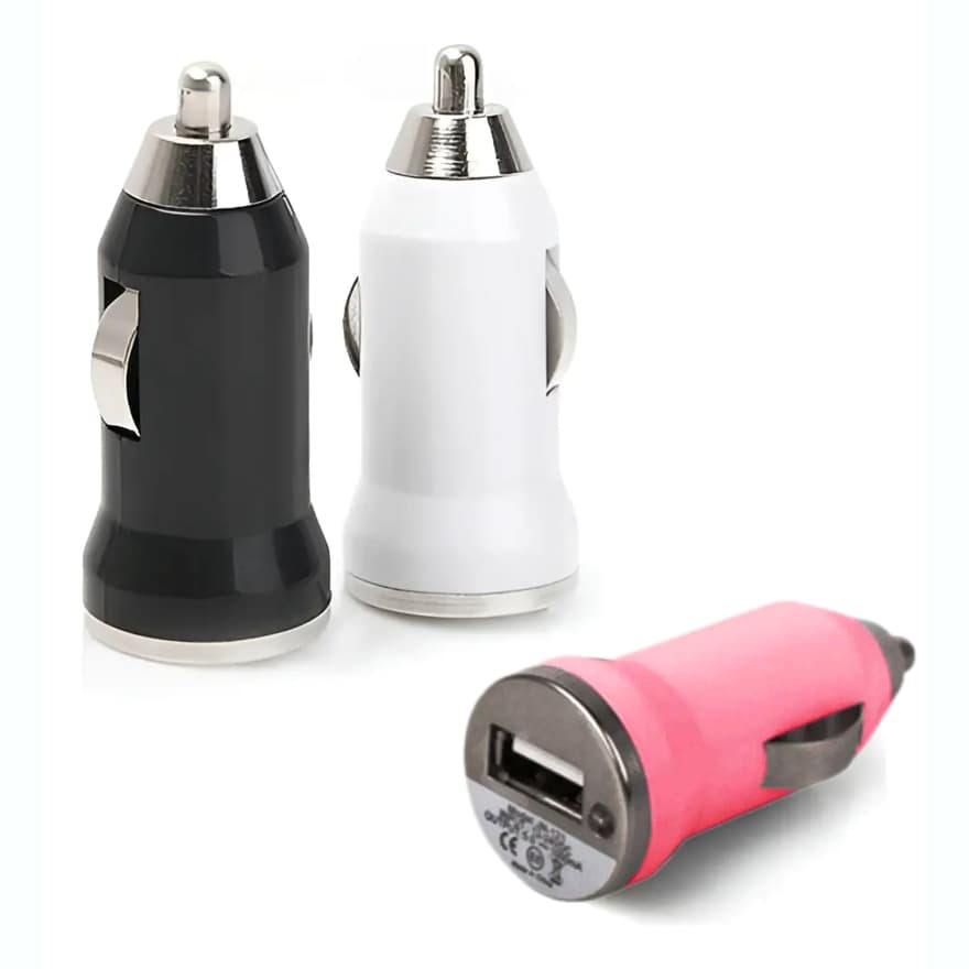 CARREGADOR VEICULAR USB PARA CELULAR - 12V - UNIDADE