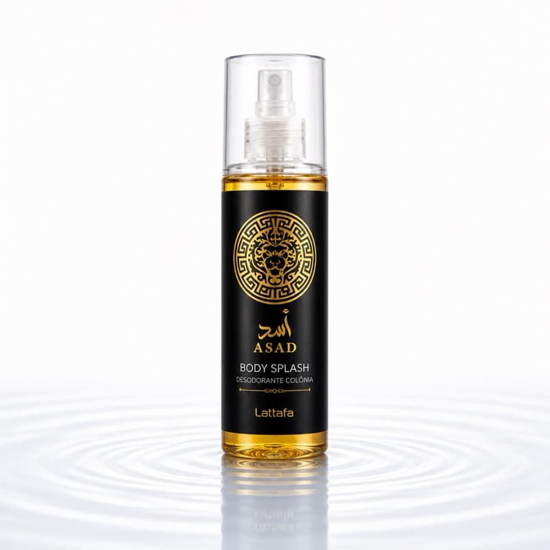 Body Splash Árabe Asad  Masculino 200ml Intenso Oriental Alta Fixação Similar Importado