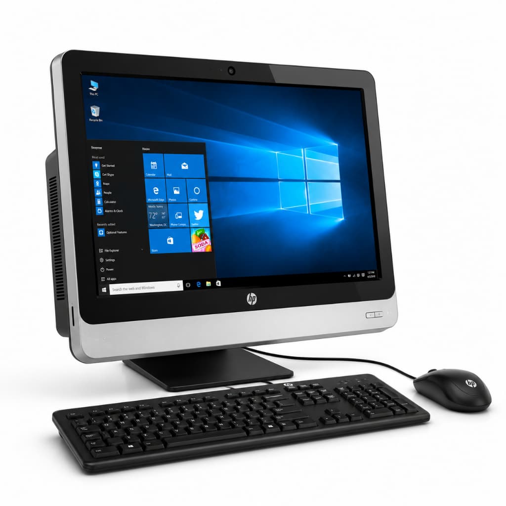 AIO COMPUTADOR ALL IN ONE HP 21.5" FULL HD - INTEL DUAL CORE - 8GB DDR - SSD 240GB - WINDOWS
