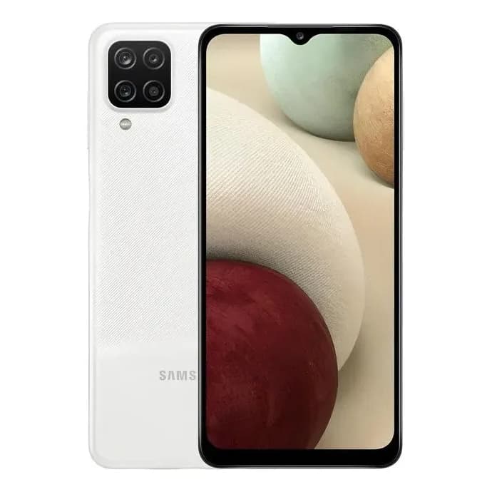 Smartphone Samsung Galaxy A12 4gb Ram 64gb Branco Celular Recondicionado - Excelente