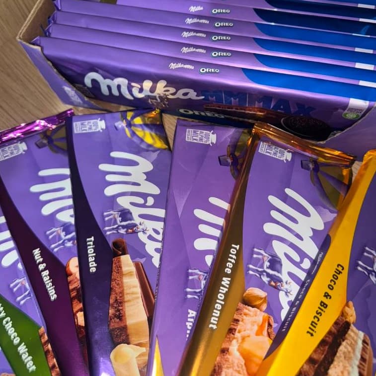 Chocolate Milka importado 250g até 300g