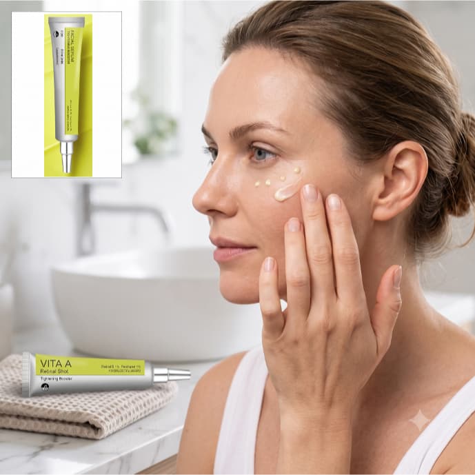 Creme Clareador De Olheiras E Rugas Sérum Anti-Idade Retinal Firmeza Skincare 15ml RETINAL SHOT
