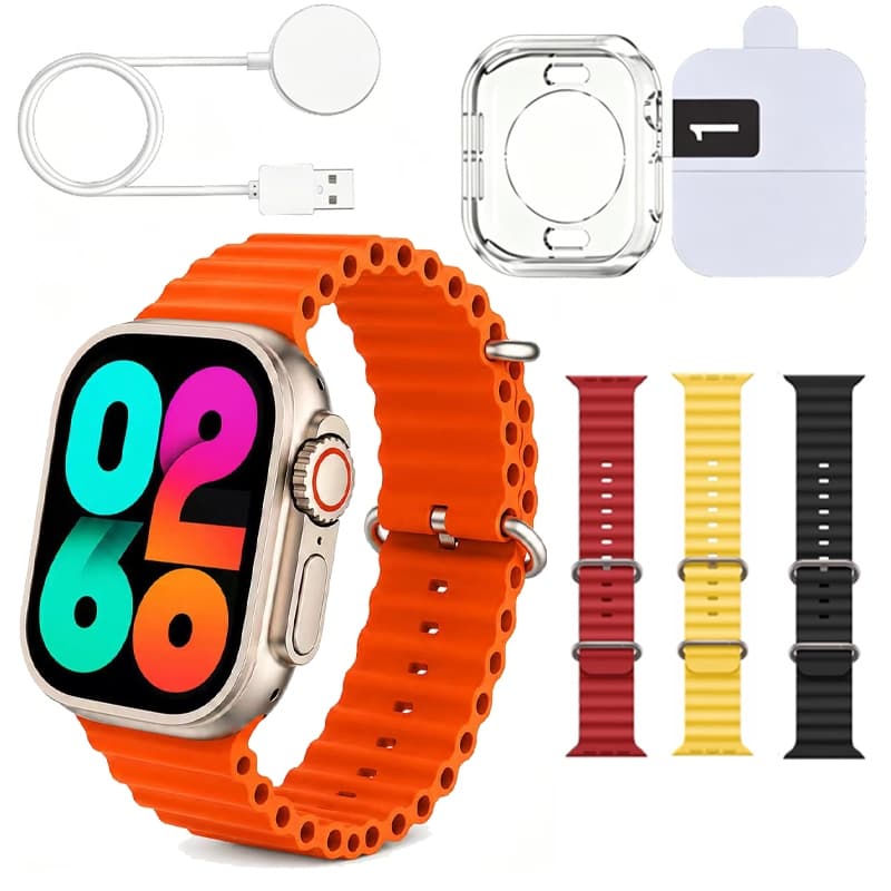 Relogio Smartwatch S20 UltraMAX -Tela 2.2"NFC Bluetooth Chamadas  Notificações Redes Sociais Re Esportes Relógio Intelig