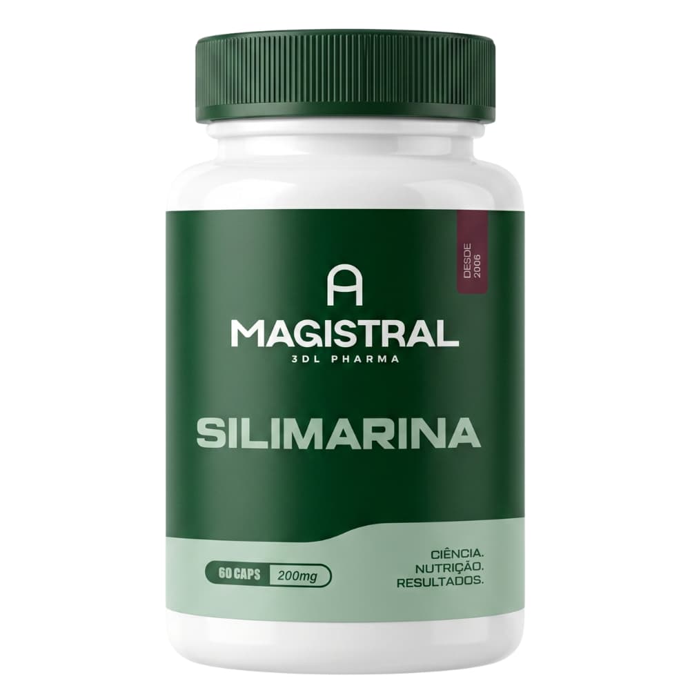 Silimarina 200mg Cardo Mariano Original A Magistral Vitaminas Suplementos